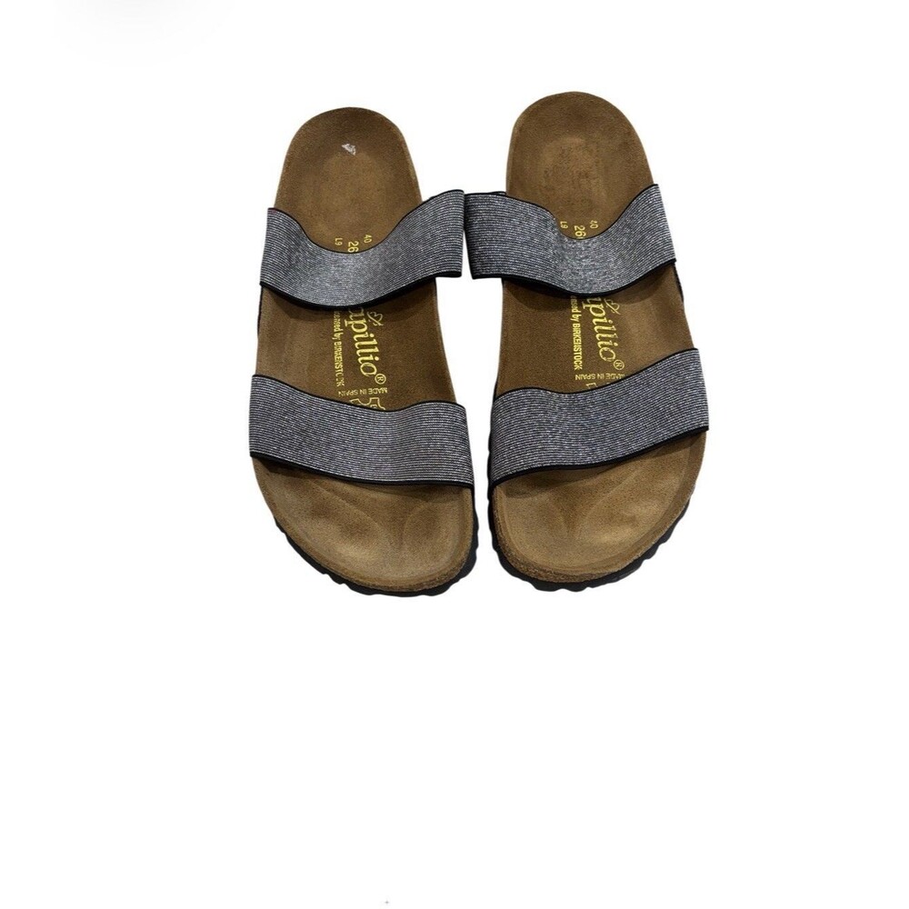 Birkenstock Papillio Sandals Caterina Elastic Silver 40 Womens US 9
